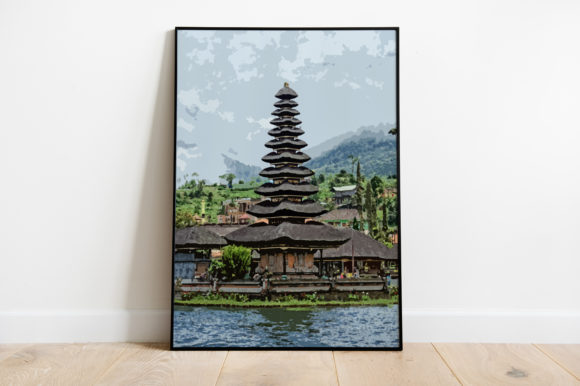 Bali Temple View Watercolor: A Design Review for Real Projects