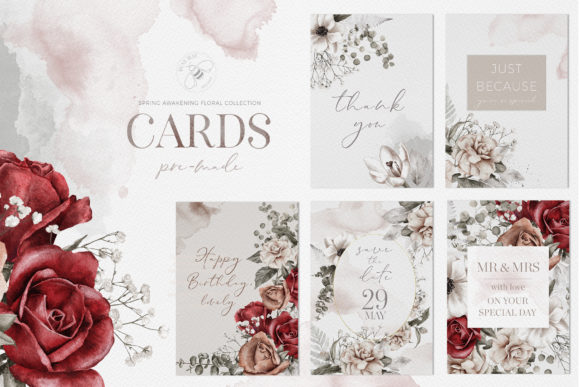 Watercolor Floral Cards Templates CMYK: A Practical Review for Crafters