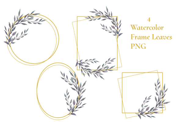 Watercolor Gold Frame Leaves Review for Real Embroidery Projects