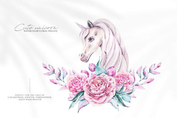 Watercolor Unicorn Clipart: A Versatile Illustration for Creative Branding