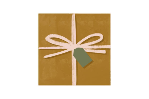 Watercolor Winter Holiday Birthday Gift Illustrations: A Versatile Graphic Design Asset for Crafters